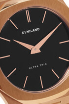 Rose-Gold Stainless Steel Ultra Thin Watch